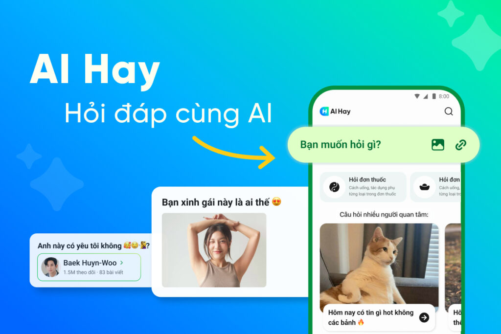 AI Hay - ứng dụng hỏi đáp cùng AI dành cho người Việt