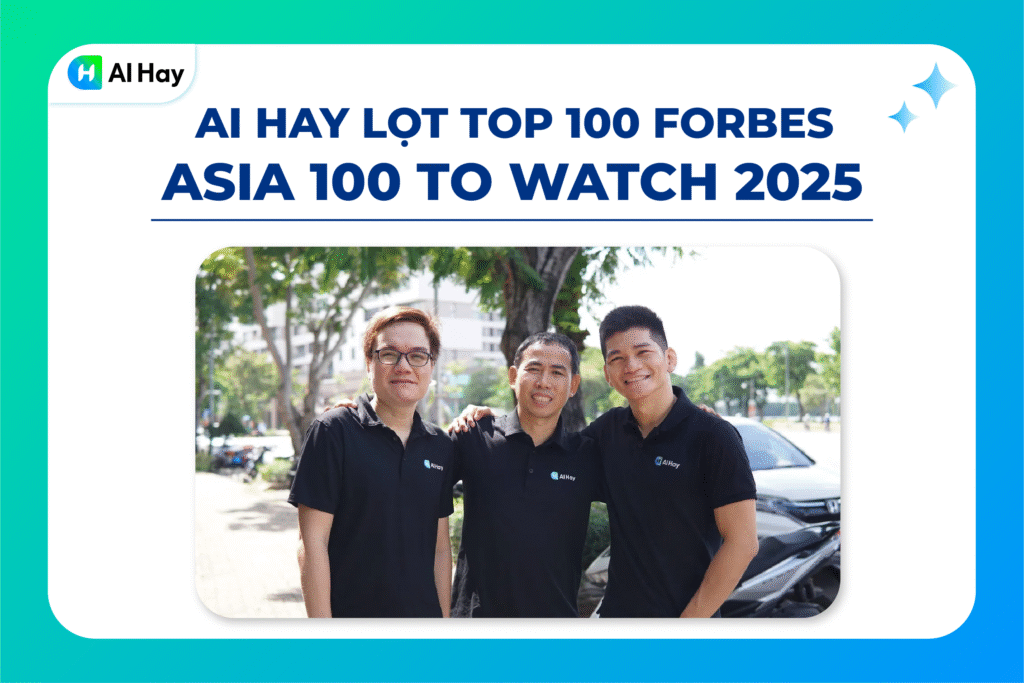 AI Hay lọt top 100 Forbes