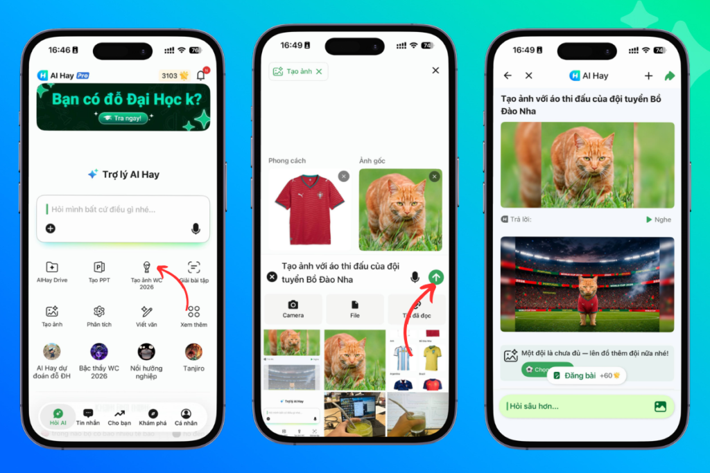 Hướng Dẫn Dùng AI Tạo Ảnh Bắt Trend World Cup Cùng AI Hay
